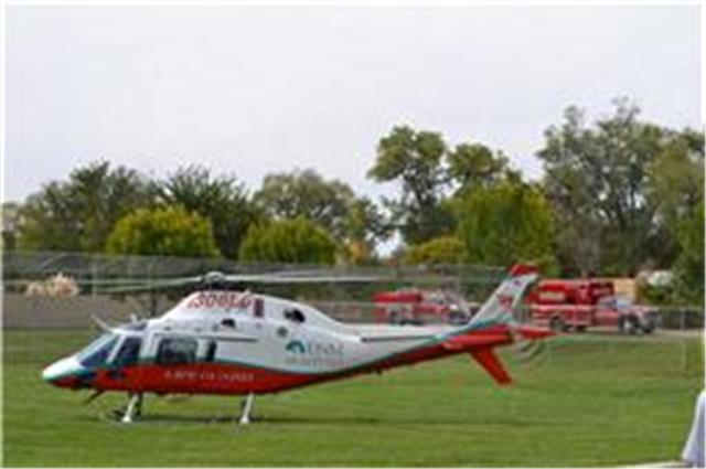 UNM Hospital helicopter