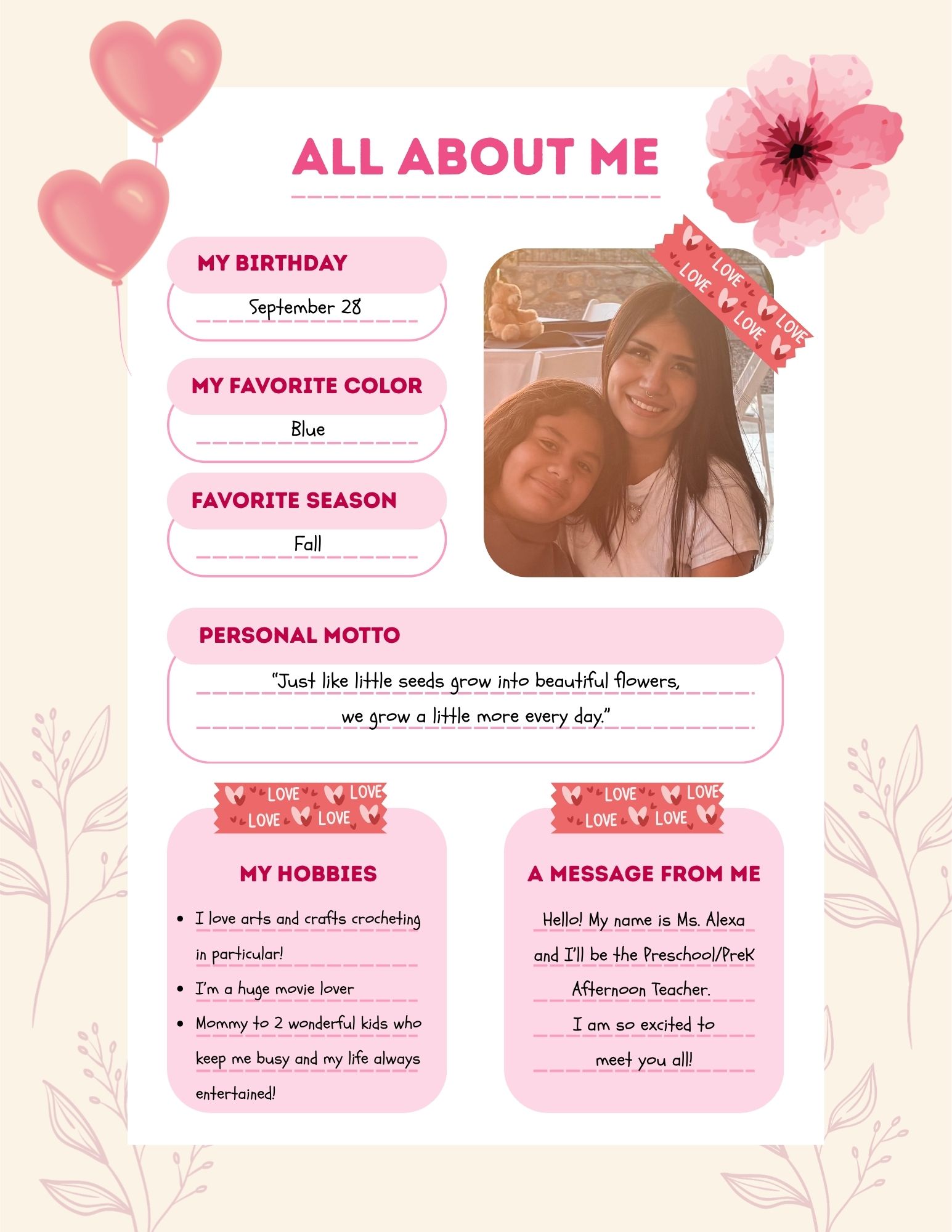picture of pre-k teacher bio